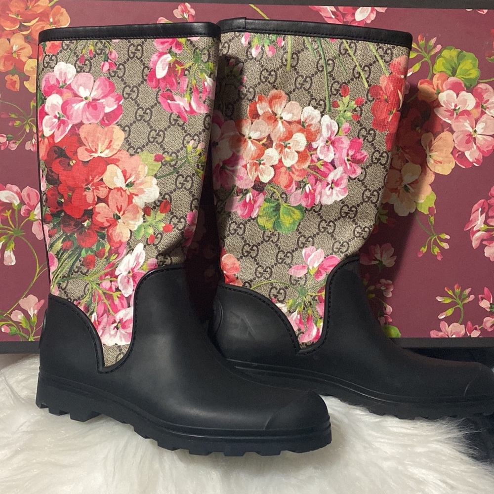 Gucci rain boots in excellent condition - Picture 2 of 4